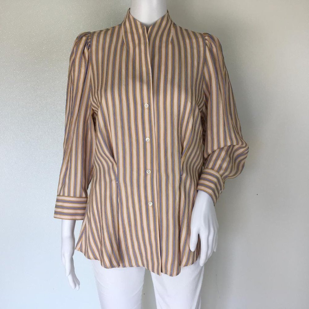 SANDRO PARIS WOMEN SHIRT MULTICOLOR SIZE 0 GI10